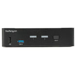 Startech.Com Switch Conmutador Kvm Displayport De 2 Puertos 4k 60hz Switch Kvm Displayport 1.2 Conmutador Kvm / Audio / Usb 2 X Kvm / Audio / Usb Sobremesa Conforme A La Taa