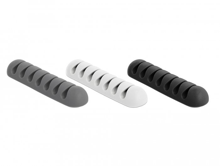EAN 4043619183012 - DeLOCK 18301 organizador de cables Escritorio/pared Soporte para cables Negro, Gris, Blanco 6 pieza(s) imagen 1