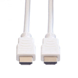 Value Hdmi High Speed Cable Mit Ethernet, Wei, 1,5 M