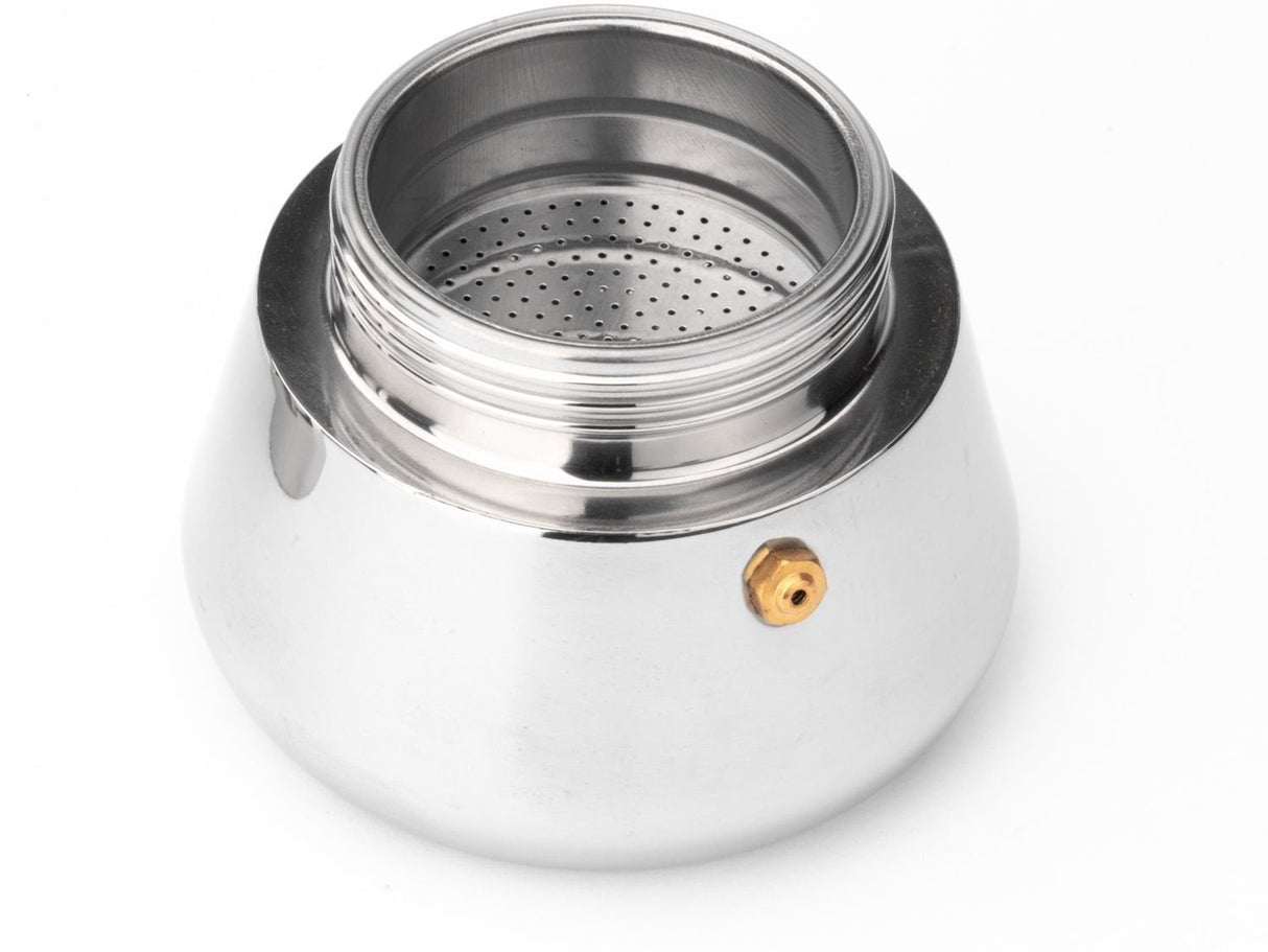 Cafetera Italiana Leopold Vienna Espresso Maker Trevi Acero/6 Tazas Lv113003