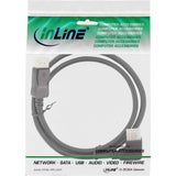Cable Inline Displayport 1.4, 8k4k, En Ángulo Recto, Negro/Dorado, 3 M