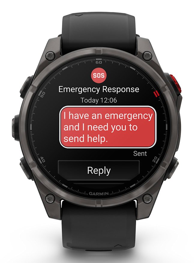 Smartwatch  Garmin Fenix 8 Pro 3,56 Cm (1.4") Amoled 47 Mm Digital 454 X 454 Pixeles Pantalla Táctil Gris Wifi Gps (Satélite)