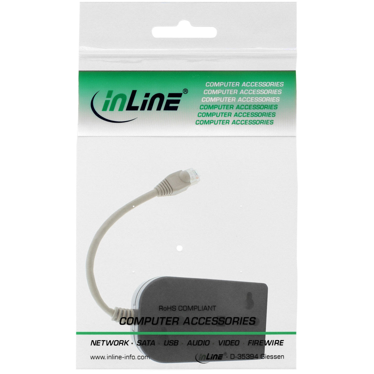 Inline Isdn Splitter 1 A 8 0.15m Con Resistencias