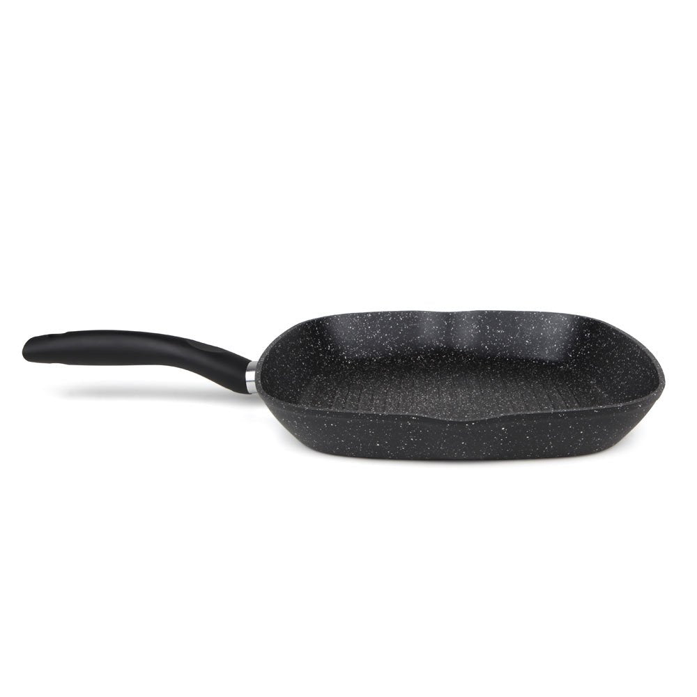 Orbegozo Sarten Grill Natural - Aluminio Forjado Antiadherente - Cocina Sana Y Practica - Sistema De Induccion Total