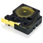 Dymo Rhino Cinta  Id1-6, Negro Sobre Amarillo, 6mmx1´5m, Tubo Termorretractil (S0718270)