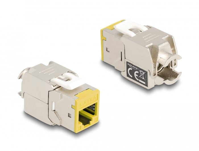 Delock 87896 Módulo Keystone Rj45 Hembra A Lsa Cat.6a Montaje Sin Herramientas Colores Surtidos Juego 8 Piezas