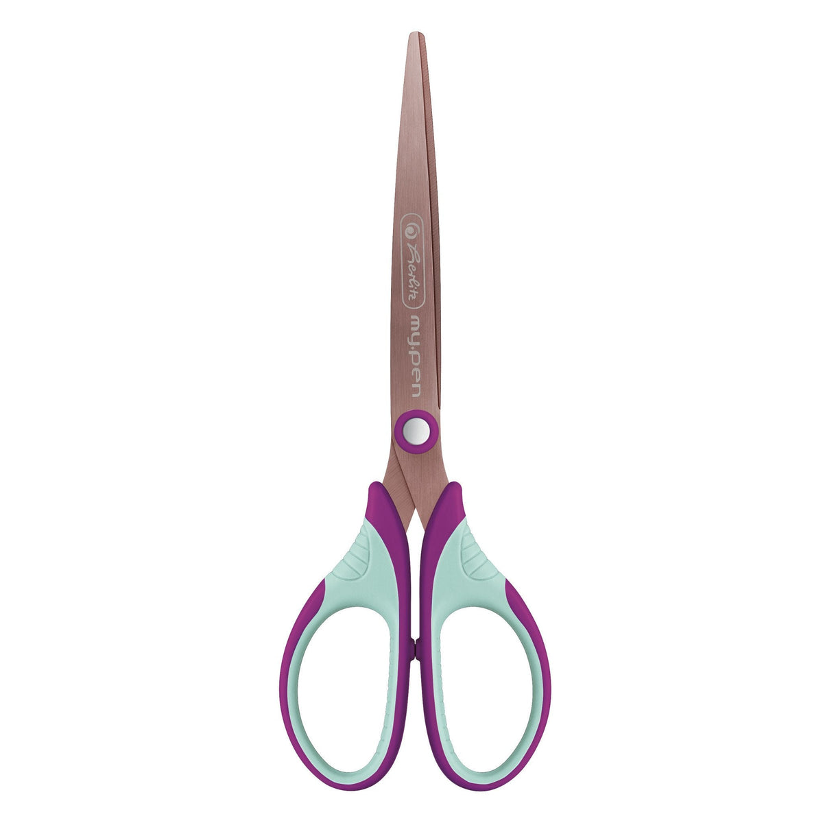 Herlitz Tijeras My.Pen Morado/Menta