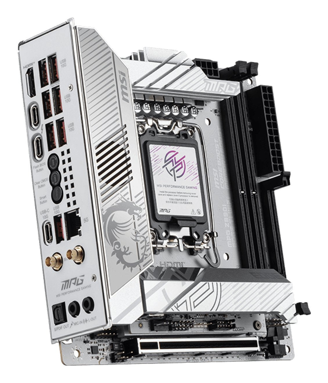 EAN 4711377274494 - MSI MPG Z890I EDGE TI WIFI placa base Intel Z890 LGA 1851 (Socket V1) mini ITX imagen 4