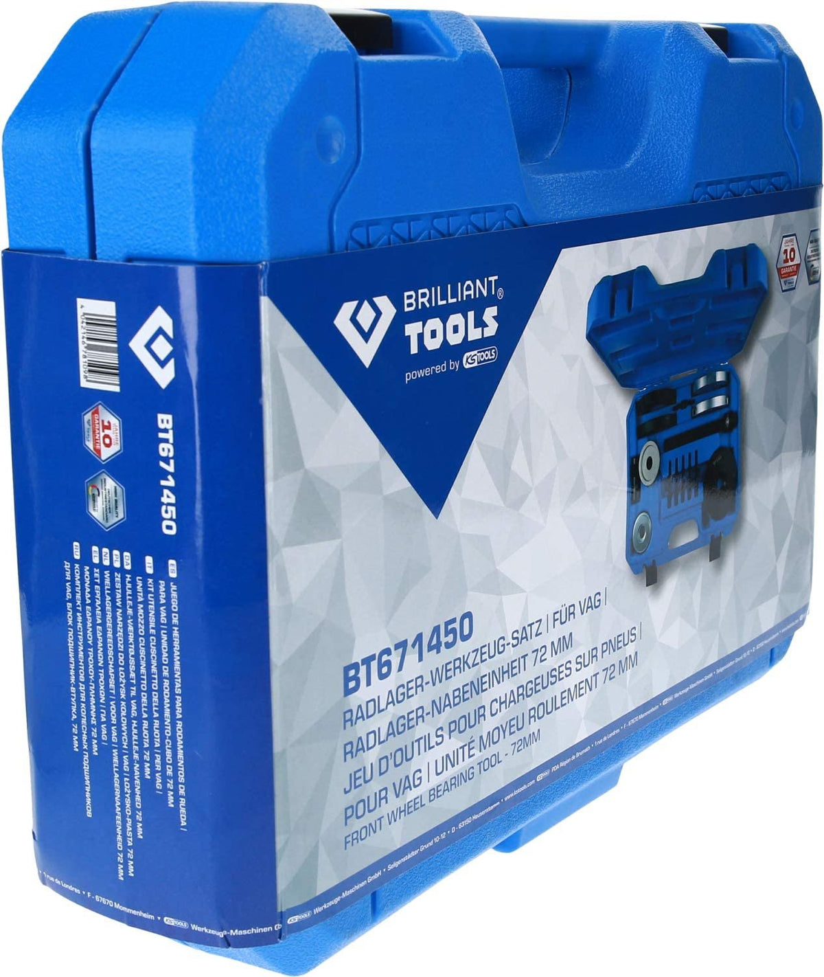 Brilliant Tools Radlager-Herramienta-Juego Para Vag Radlager-Nabeneinheit