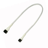 Cable De Extensión Nanoxia De 3 Pines, 30 Cm, Blanco