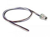 Delock M8 Einbaucable A-Kodiert 4 Pin Buchse Für Panel Mit Offenen Cablen Front Montage 0,5 M