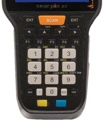 Skorpio X5 Pistol Grip  802.11 A/B/G/N/Ac  4.3   Bt V5  4gb Ram/64gb 28-Key Nu  Contactless  2d Imager Xlr  Android 10  Extended Battery