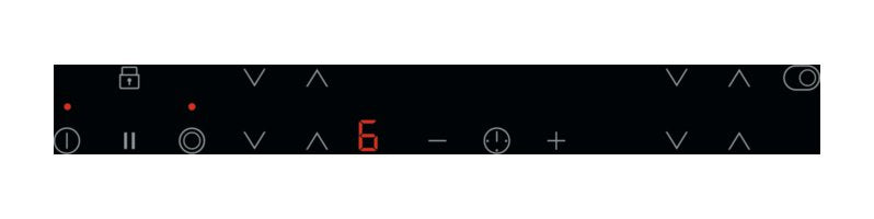 Placa De Inducción Aeg Nrn64a06xb Negro Integrado 60 Cm Con  4 Zona(S)