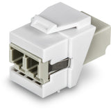 Lc Duplex Fiber Optic  Keystone  Coupler Jacks-