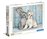 Puzzle Gato Y Conejo 500pzs