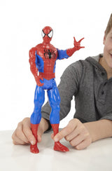 Figura Titan Hero Spiderman Ultimate Marvel 30cm