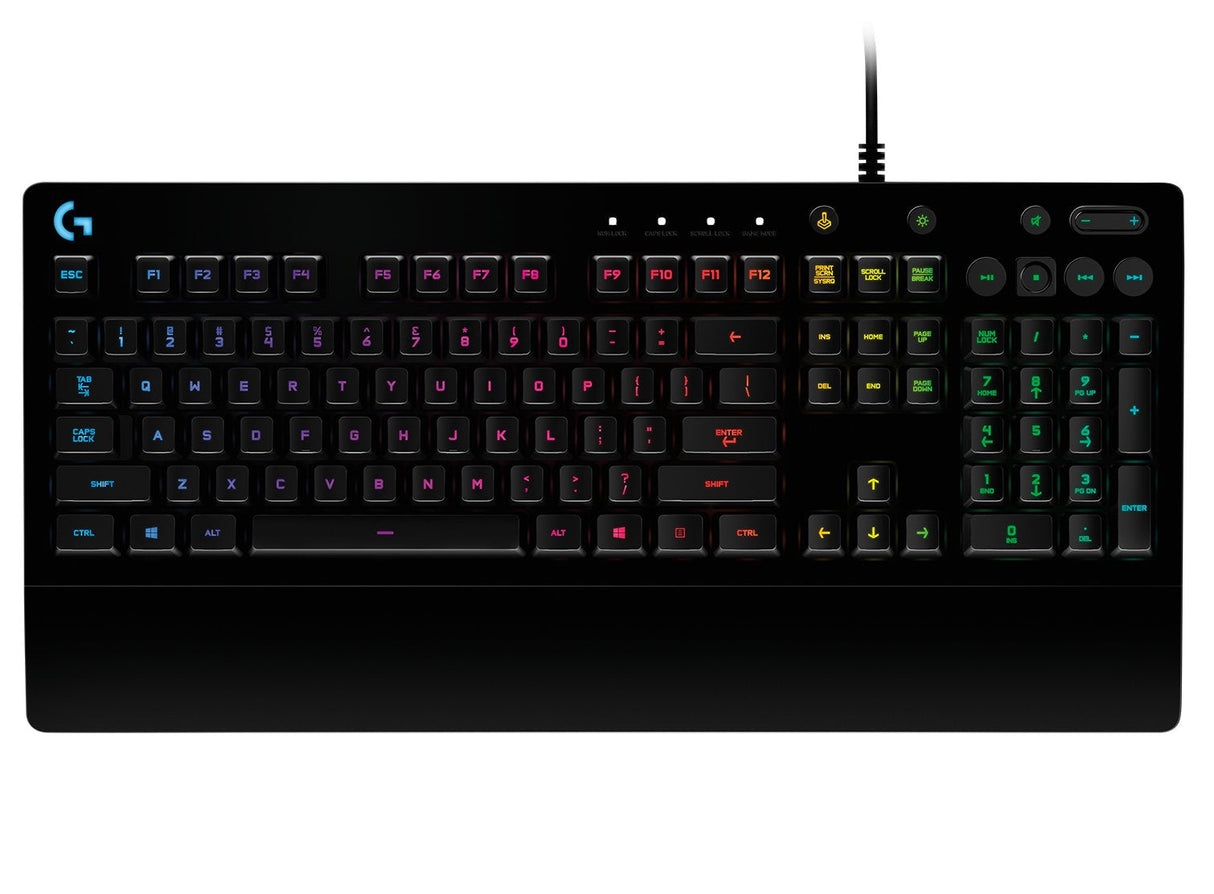 Teclado Inglés Logitech G G213 Usb Qwerty Del Reino Unido Negro