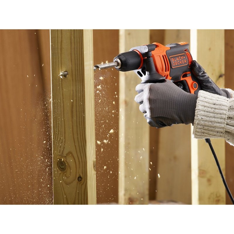 Taladro Percutor 710w Beh710k-Qs Black+Decker