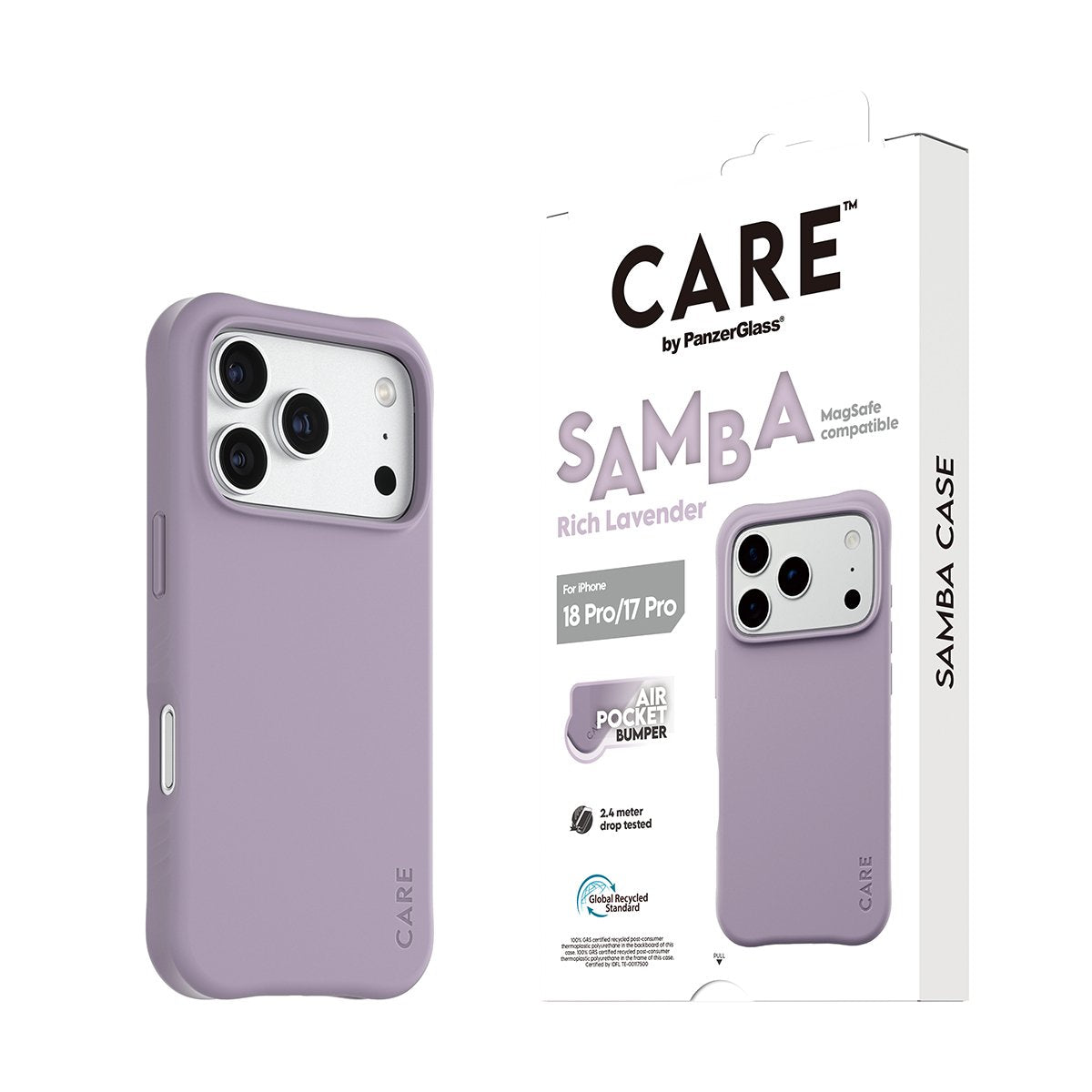 Care By Panzerglass Samba Case Ip17/18 Pro Rich Lavender Ms