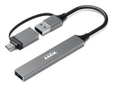 EAN 3567049001605 - Port Designs 900160 hub de interfaz USB Tipo C 5000 Mbit/s Plata imagen 3