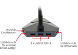 Verbatim Soporte Para El Cable Del Ratón Surefire Gaming Axis Bungee Hub