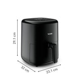 Tefal Easy Fry Ey145810 Freidora 3 L Independiente 1300 W Freidora De Aire Caliente Negro