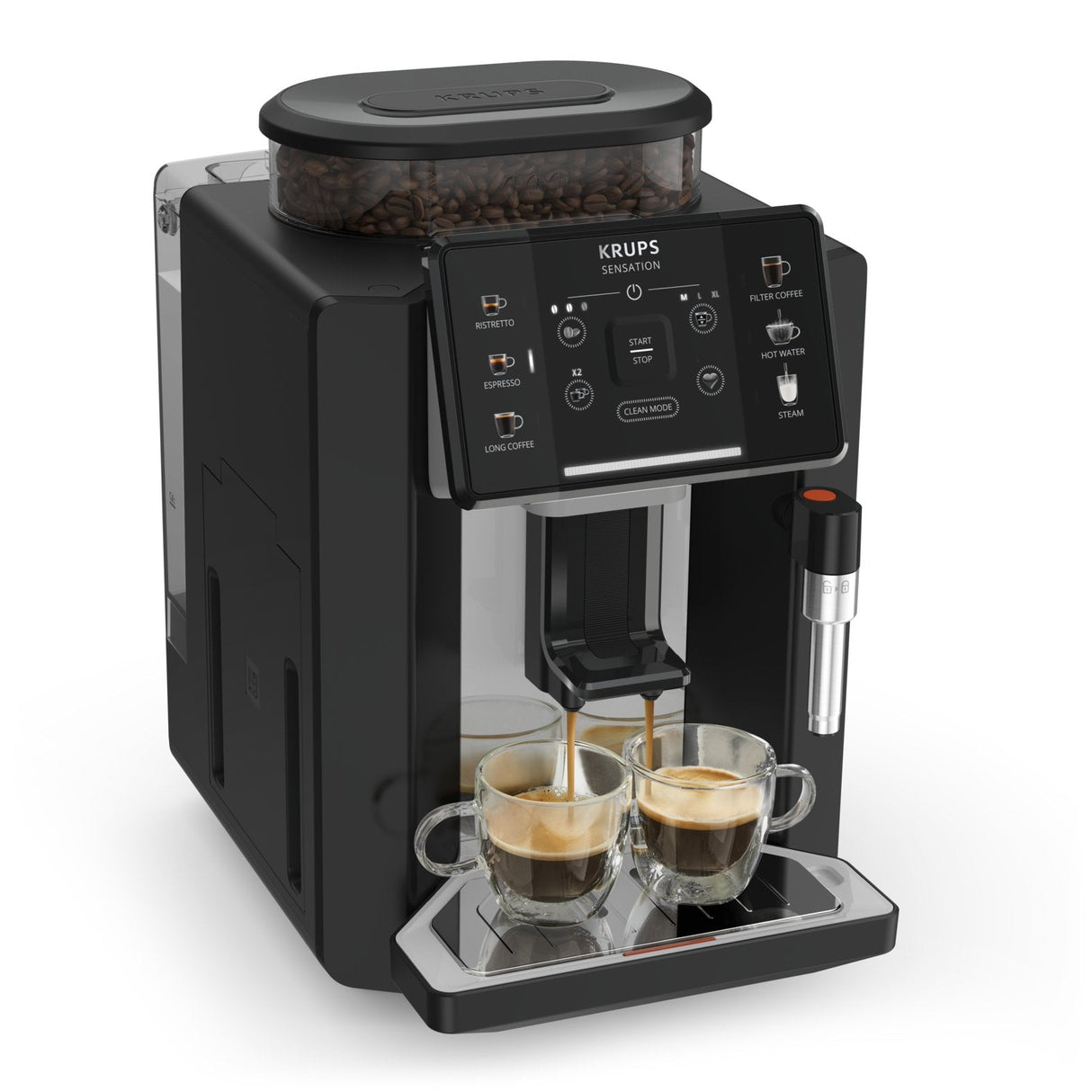 Cafetera Expreso Krups Sensation C10 1450w Negra
