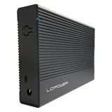 Lc-Power Lc-25u3-C Caja Externa Para Disco Duro/Ssd Negro 2.5"