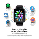 Savefamily Reloj Inteligente Infantil Savewatch Plus 2 - Pantalla Amoled - Carcasa Negra - Correa Tela Negra