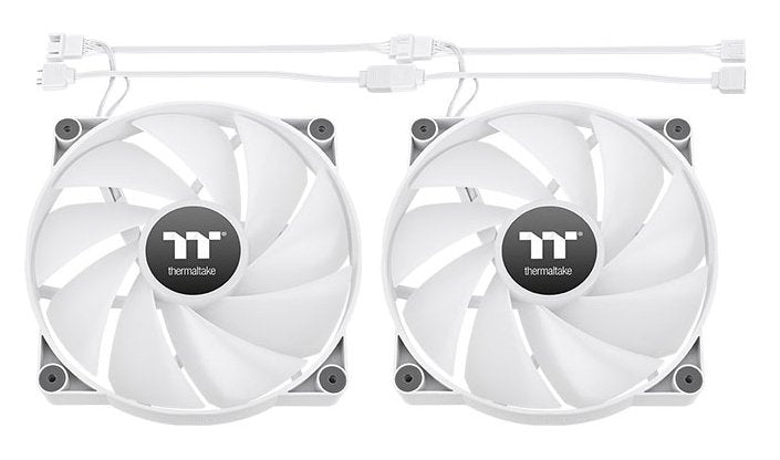 Ventilador Pc Thermaltake Ct200 Argb Sync Blanco Paquete Individual, Ventilador De Caja Blanco, 200 Mm Cl-F180-Pl20sw-A