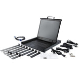 EAN 0065030872522 - StarTech.com RKCONS1701 consola de rack 43,2 cm (17") 1280 x 1024 Pixeles Acero imagen 6