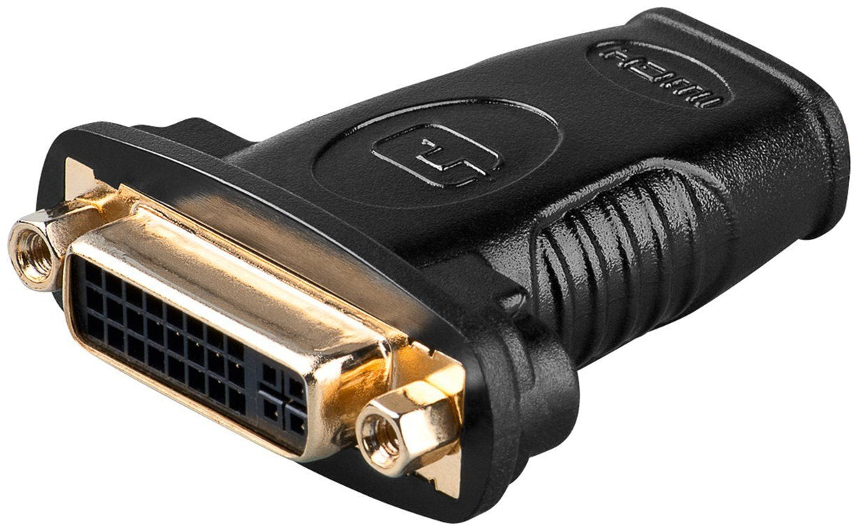 Goobay Hdmi Dvi-I Adapter, Gold-Plated 68690