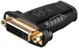 Goobay Hdmi Dvi-I Adapter, Gold-Plated 68690