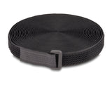 Klettband Auf Rolle Mit Schlaufe L 5 M X B 20 Mm Schwarz