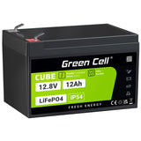 Green Cell Lfpgc12v12ah Batería Para Sistema Ups Fosfato De Hierro-Litio (Lifepo4) 12,8 V 12 Ah