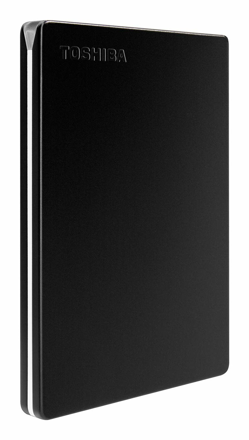 Disco Externo Hdd Toshiba Canvio Slim 2tb Black Ext  2.5 Usb3.0 Alu Finish            In