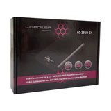 Lc-Power Lc-25u3-C4 Caja Para Disco Duro Externo Carcasa De Disco Duro/Ssd Negro 2.5" Usb Con Suministro De Corriente