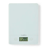 Nedis Bascula De Cocina  Digital  Cristal 3mm / Plastico   Blanco