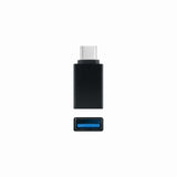 Nanocable Adaptador Usb-C A Usb 3.1 - Usb-C/M-Usb-A/H - Aluminio - Negro