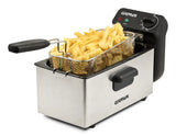 EAN 8055176402976 - G3 Ferrari Pastella Sencillo 3 L Independiente 2000 W Freidora Negro, Acero inoxidable imagen 2