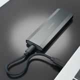 Aisens Caja Externa Para Disco Ssd M.2 Ngff Usb 3.2 Sin Tornillos Gris Asm2-029gr