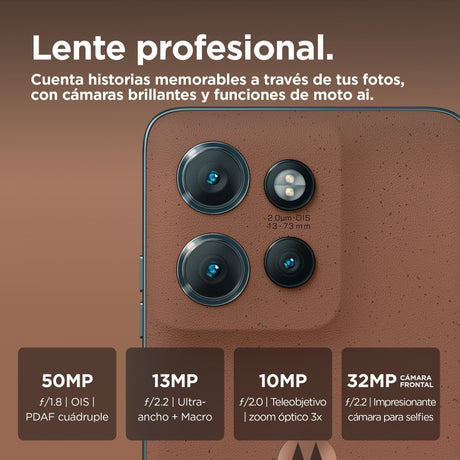 EAN 840023287800 - Motorola edge 50 Neo 16,1 cm (6.36") SIM doble Android 14 5G USB Tipo C 12 GB 512 GB 4310 mAh Marrón claro imagen 13