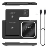 EAN 8435739901687 - AISENS ASCH-15W3WC043-BK cargador de dispositivo móvil Auriculares, Teléfono móvil, Smartphone, Reloj int imagen 4