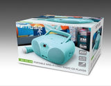 Radio Cd Muse Md-203 Kb  Portátil Para Cantar, Azul