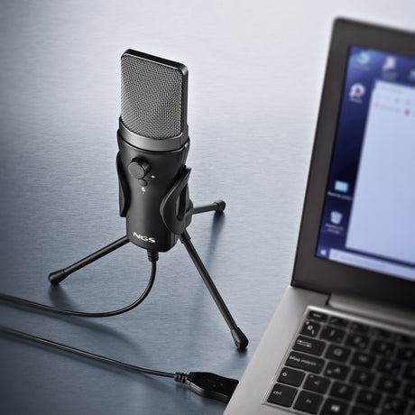 EAN 8435430626988 - NGS MS120 USB Negro Micrófono para crear podcasts imagen 5