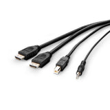 Belkin Secure Kvm Combo Cable - Video- / Usb- / Audio-Cable - Conforme Taa - Usb, Mini-Conector Macho, Hdmi (M)