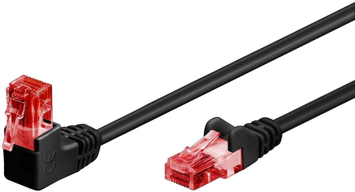 Goobay Cable De Red 51517 Cat 6, U Utp, Negro, 3 M