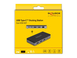 Delock 88271 Estación De Acoplamiento Usb Type-C 4k - Dual Hdmi Mst / Usb / Gigabit Lan / Pd 3.0 85 W