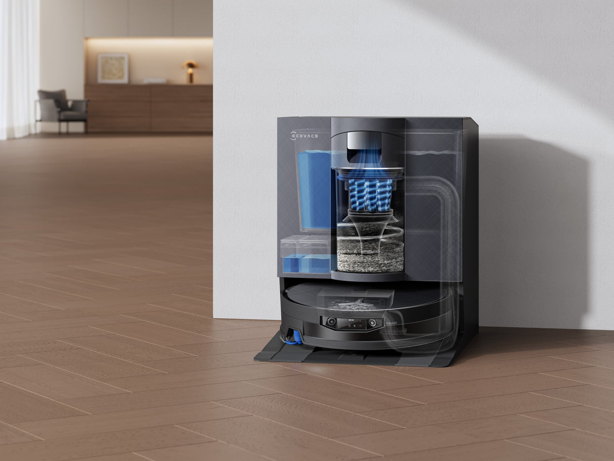 Ecovacs Vacuum Cleaner Deebot X12 Omnicyclone Negro Negro (Dex35)