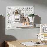 Pegboard, Wall-Mounted, Office, 420x320mm, Blanco